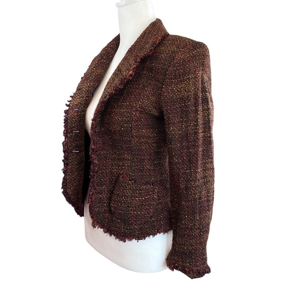 Albert Nipon Jackets & Blazers - ALBERT NIPON Multi Color/Tweed/ Wool Blend Hourglass Blazer Size 2 Petite